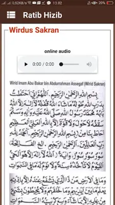 Kitab Ratib Wirid & Hizib android App screenshot 3