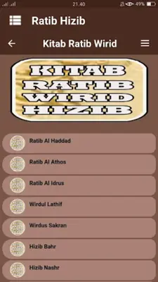 Kitab Ratib Wirid & Hizib android App screenshot 6
